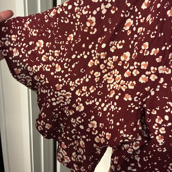 Torrid Size 3 Mini Rayon Slub Ruffle Neckline Dress - Picture 6 of 9